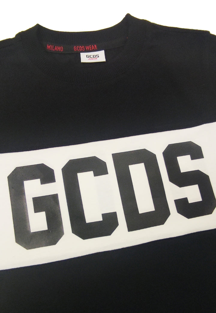 ViaMonte Shop | GCDS T-Shirt bambino nera in cotone