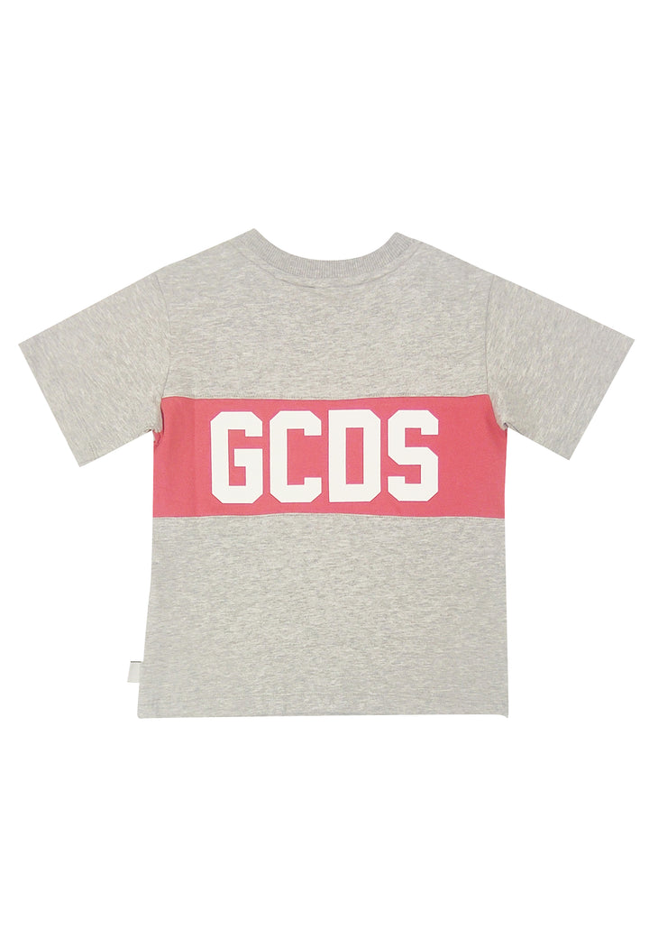 ViaMonte Shop | GCDS T-Shirt bambino grigia in cotone