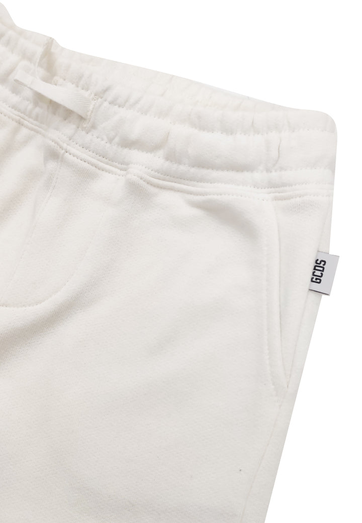 ViaMonte Shop | GCDS pantalone tuta bambino panna in cotone