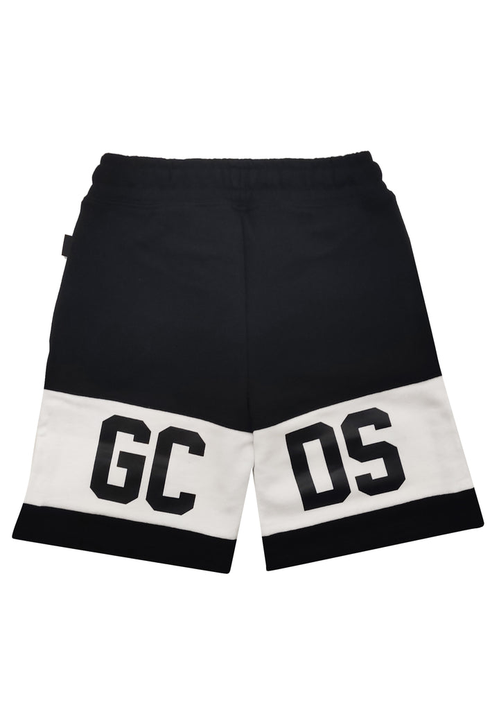ViaMonte Shop | GCDS shorts bambino nero in cotone