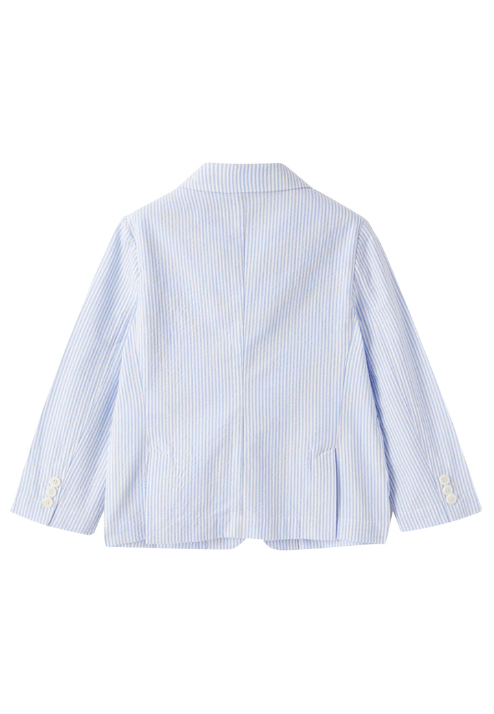 ViaMonte Shop | Il Gufo bambino giacca a righe in cotone