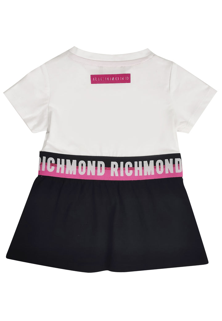 ViaMonte Shop | John Richmond vestito neonata bianco in cotone