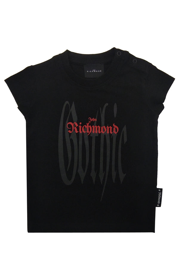 ViaMonte Shop | John Richmond T-Shirt neonato nera in cotone