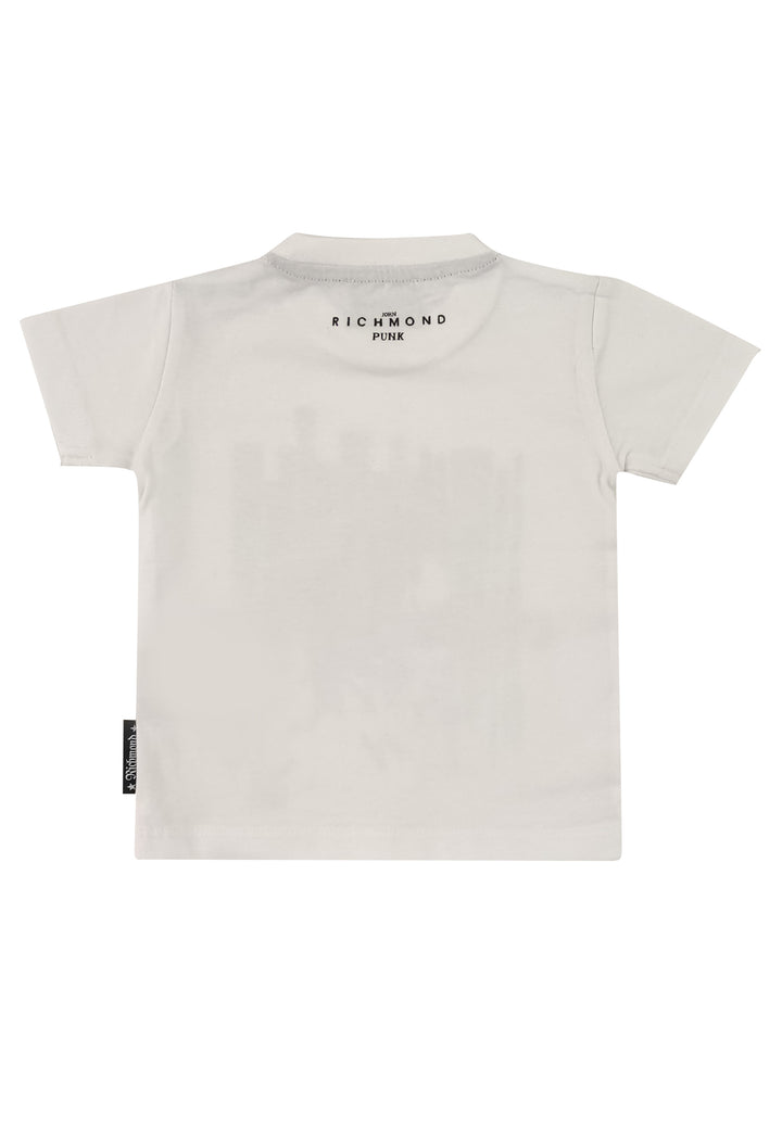 ViaMonte Shop | John Richmond T-Shirt neonato bianca in cotone