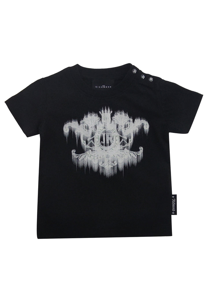 ViaMonte Shop | John Richmond T-Shirt neonato nera in cotone