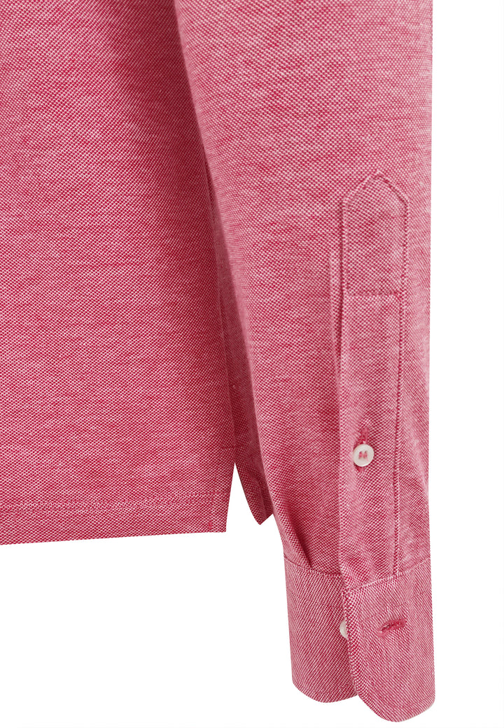 ViaMonte Shop | Just Collection Man polo rosa in jersey