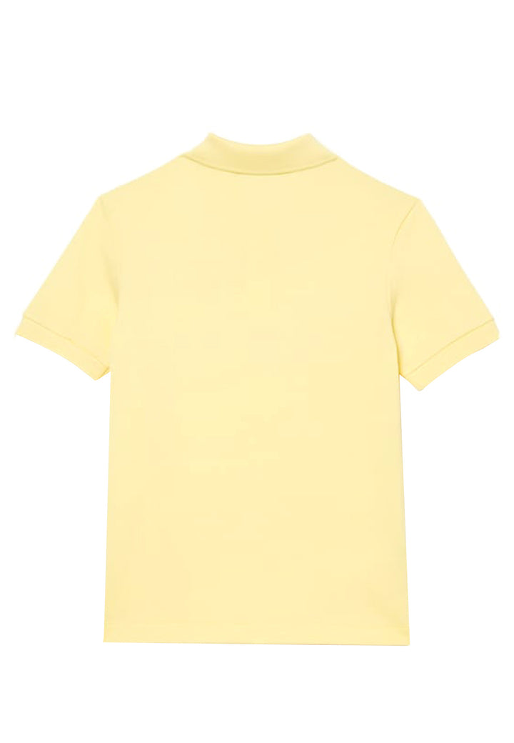 ViaMonte Shop | Lacoste polo bambino gialla in piqué di cotone