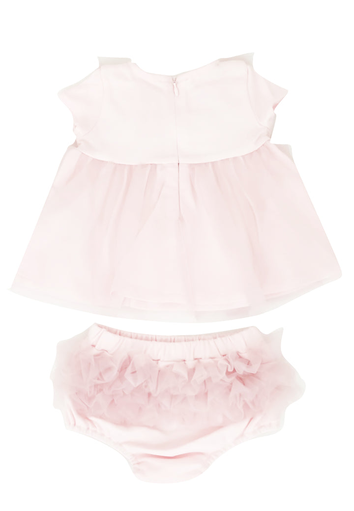 ViaMonte Shop | Miss Blumarine completo neonata rosa in jersey