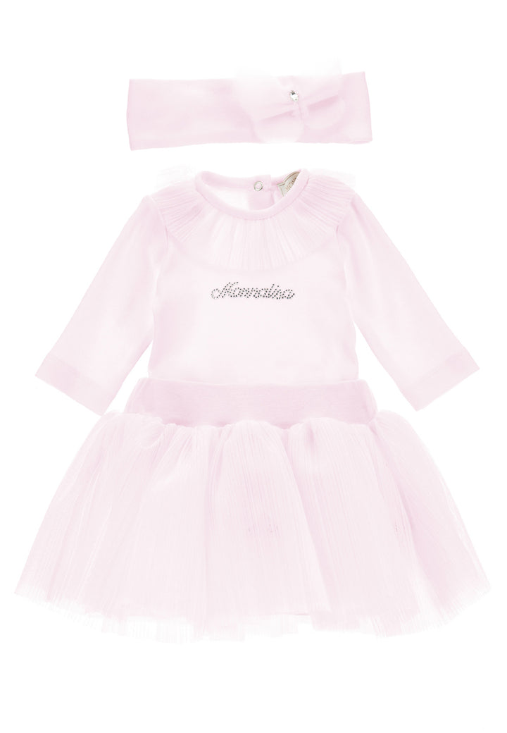 ViaMonte Shop | Monnalisa completo neonata rosa in cotone