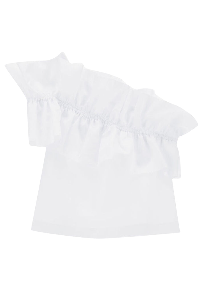 ViaMonte Shop | Monnalisa top bambina bianco in cotone
