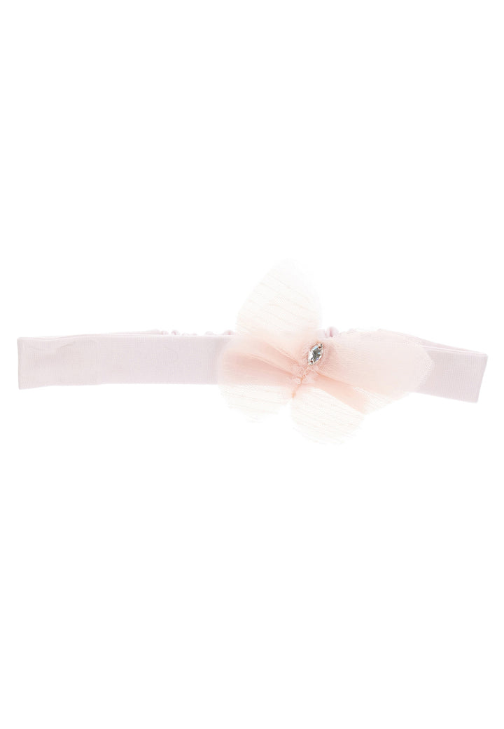 ViaMonte Shop | Monnalisa fascia neonata rosa in cotone stretch