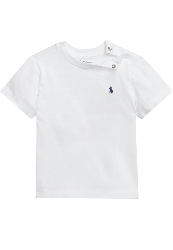 ViaMonte Shop | Ralph Lauren neonato t-shirt bianca in cotone