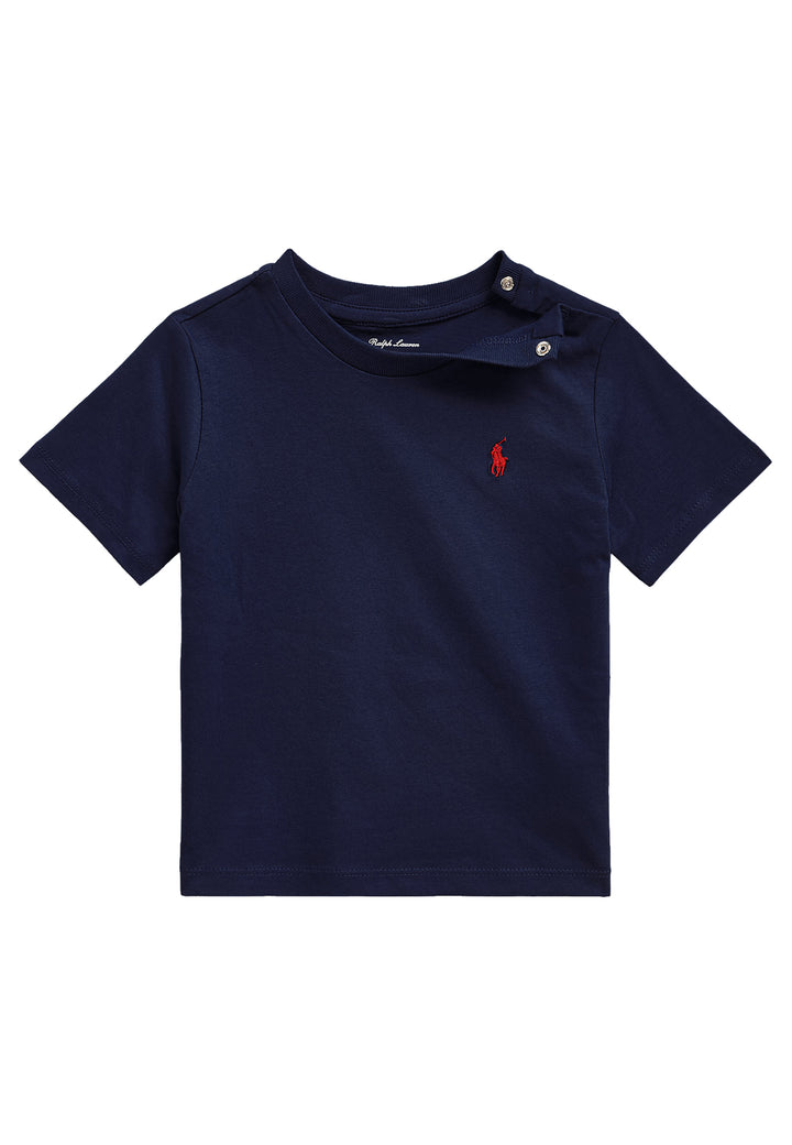 ViaMonte Shop | Ralph Lauren neonato t-shirt blu in cotone