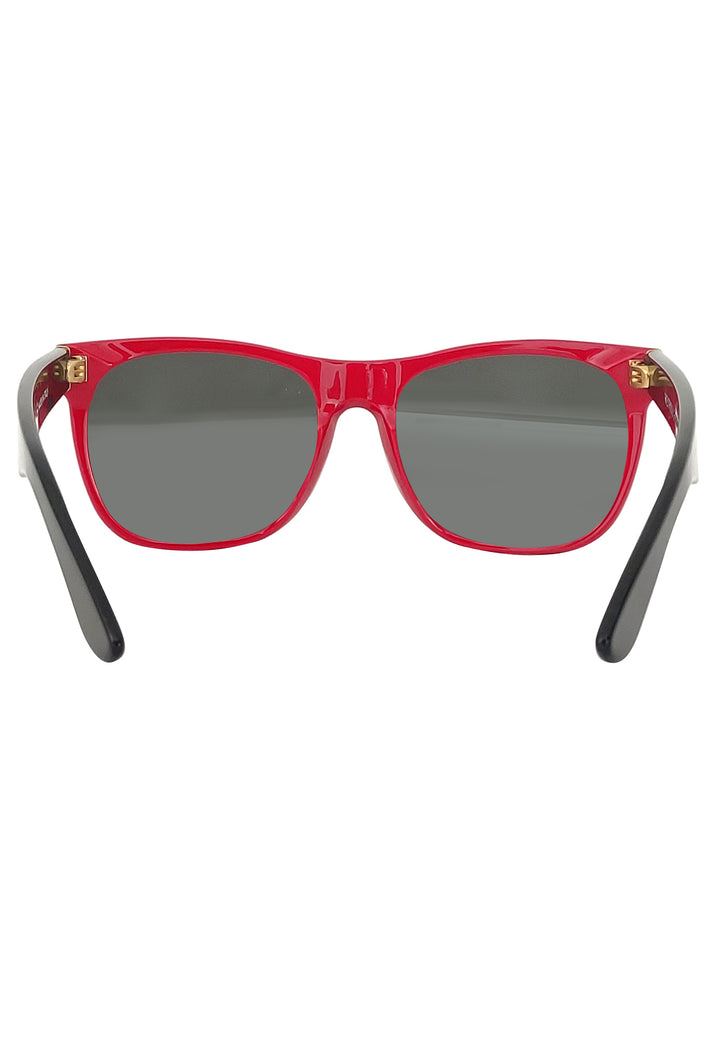 ViaMonte Shop | Retro Super Future occhiali rossi uomo in pvc