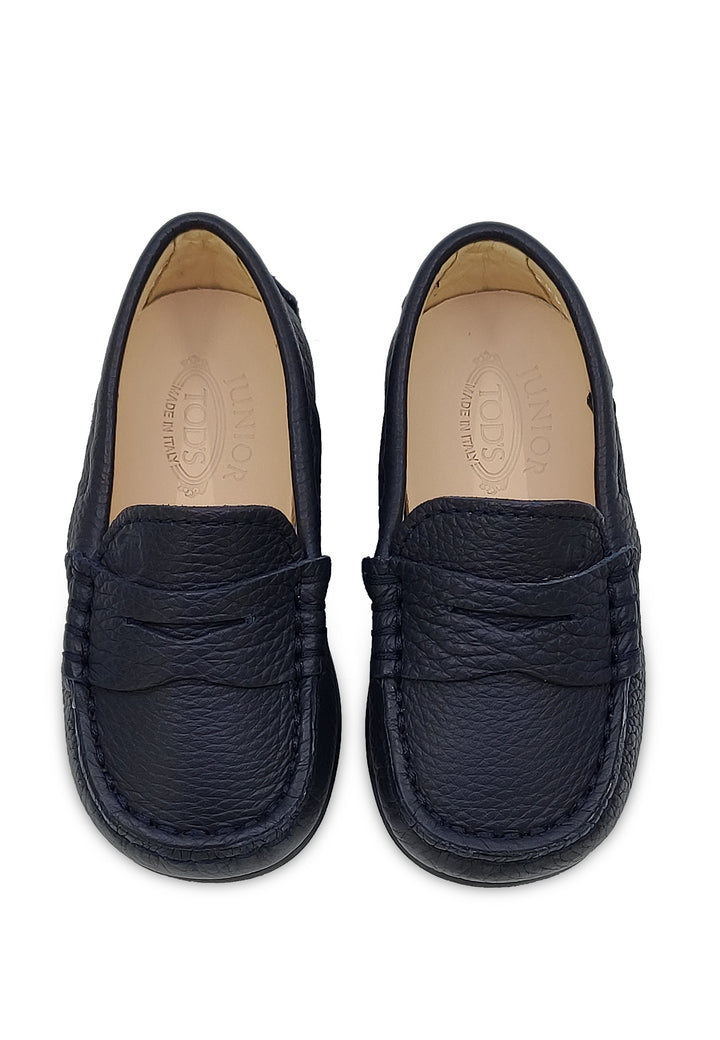 ViaMonte Shop | Tod's scarpe mocassino bambino blu in pelle