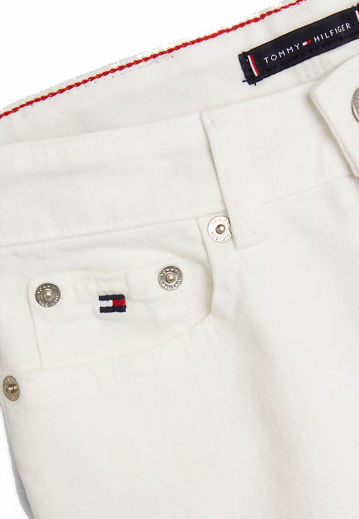 ViaMonte Shop | Tommy Hilfiger jeans bambino bianco in denim