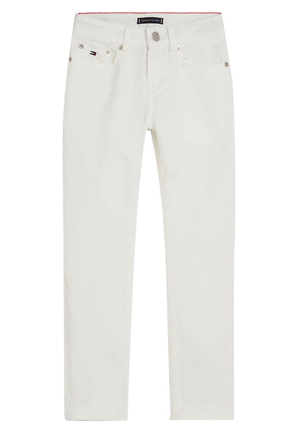 ViaMonte Shop | Tommy Hilfiger jeans ragazzo bianco in denim