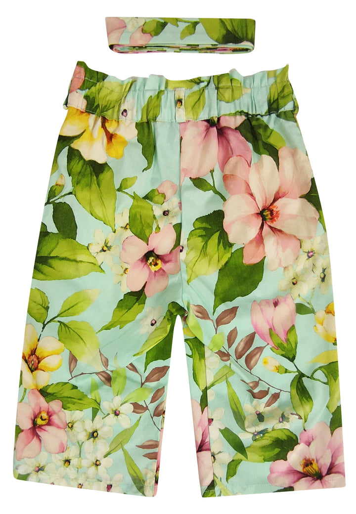 ViaMonte Shop | Twinset pantalone bambina multicolor in cotone