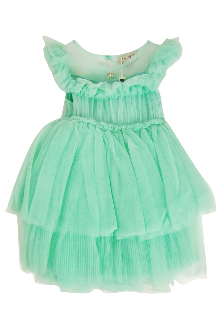 ViaMonte Shop | Twinset vestito bambina verde