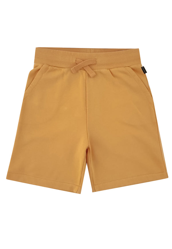 ViaMonte Shop | Woolrich shorts ragazzo giallo in felpa di cotone