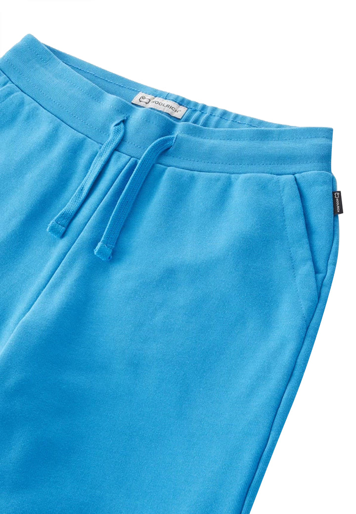 ViaMonte Shop | Woolrich shorts bambino azzurro in felpa di cotone