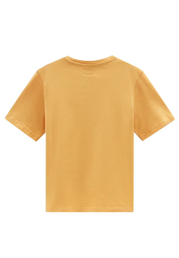 ViaMonte Shop | Woolrich T-Shirt bambino gialla in cotone