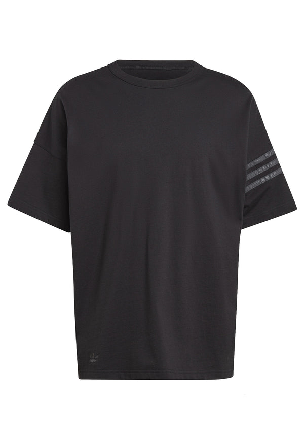 ViaMonte Shop | Adidas t-shirt unisex nera in cotone