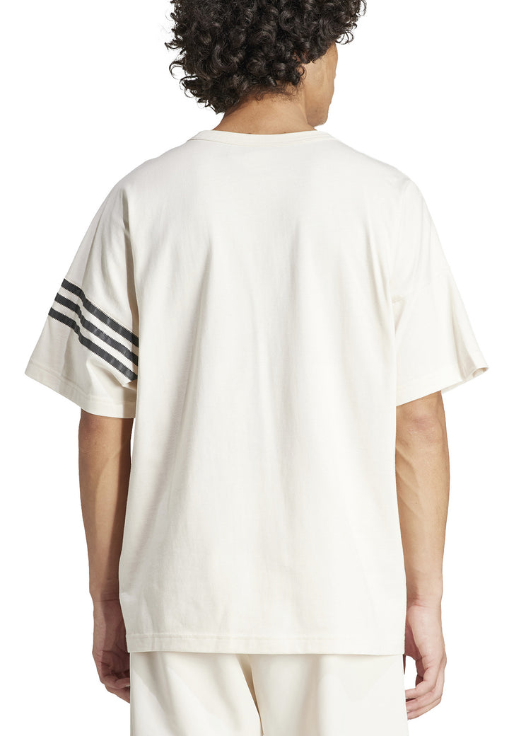 ViaMonte Shop | Adidas t-shirt unisex avorio in cotone