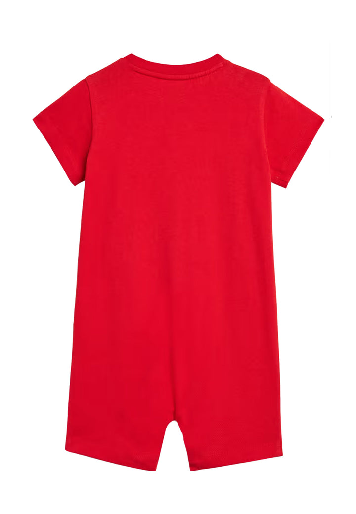 Adidas completo rosso neonato in cotone