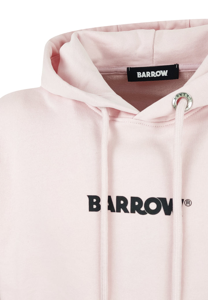 ViaMonte Shop | Barrow felpa rosa unisex in cotone