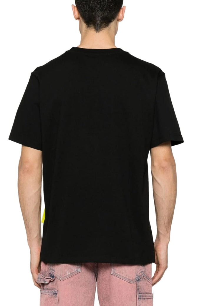 Barrow t-shirt nera unisex in cotone
