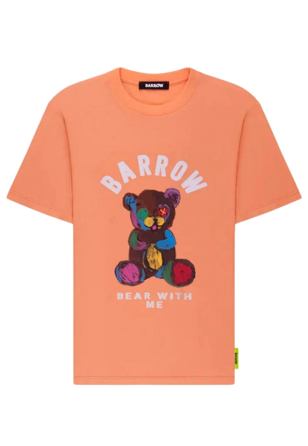 Barrow t-shirt arancione unisex in cotone
