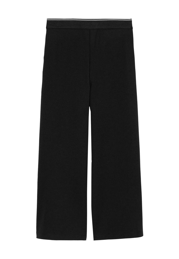 Calvin Klein Jeans pantalone nero bambina in misto viscosa