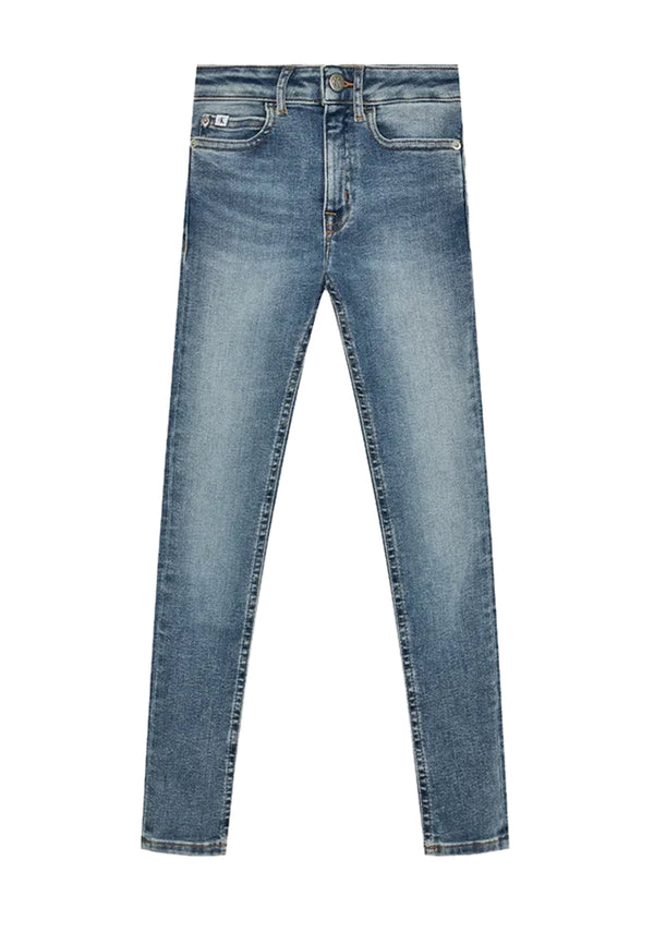 Calvin Klein jeans blu bambina in denim