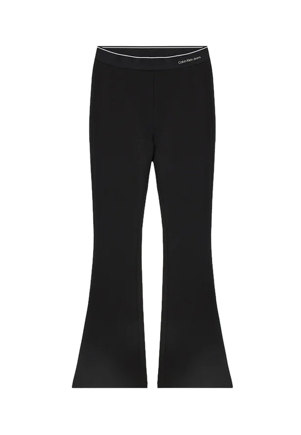 Calvin Klein Jeans pantalone nero bambina in viscosa