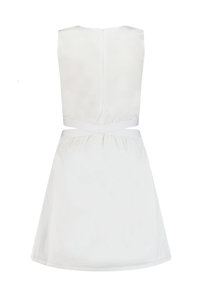 ViaMonte Shop | Calvin Klein Jeans vestito bianco bambina
