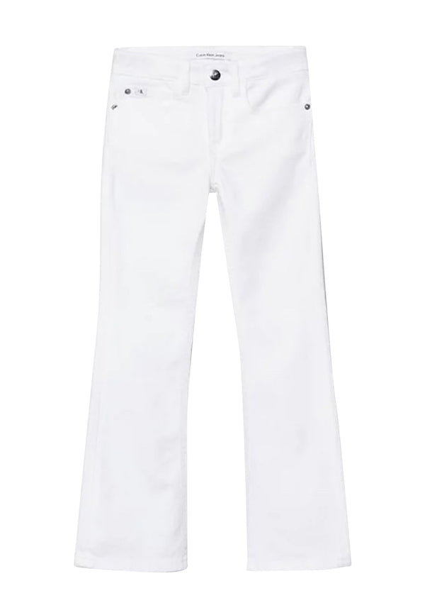 ViaMonte Shop | Calvin Klein jeans bianco bambina in denim