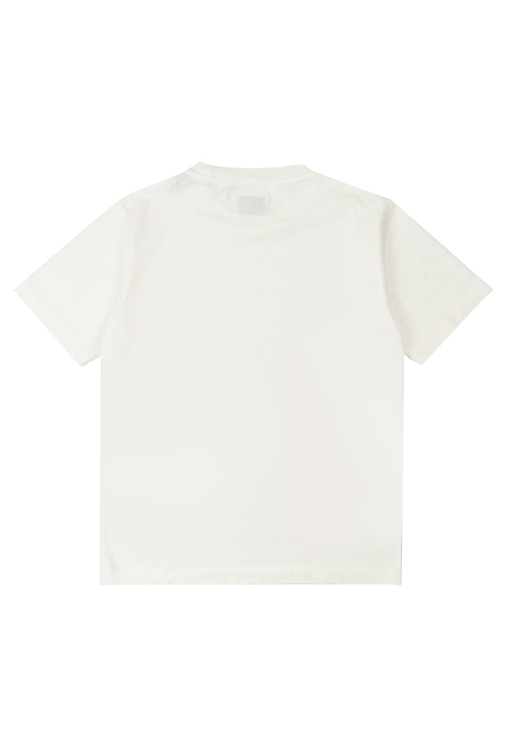 C.P. Company t-shirt bianca bambino in cotone