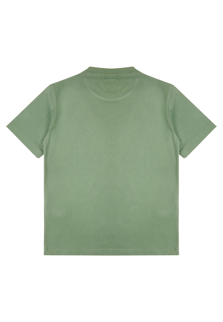 C.P. Company t-shirt verde bambino in cotone