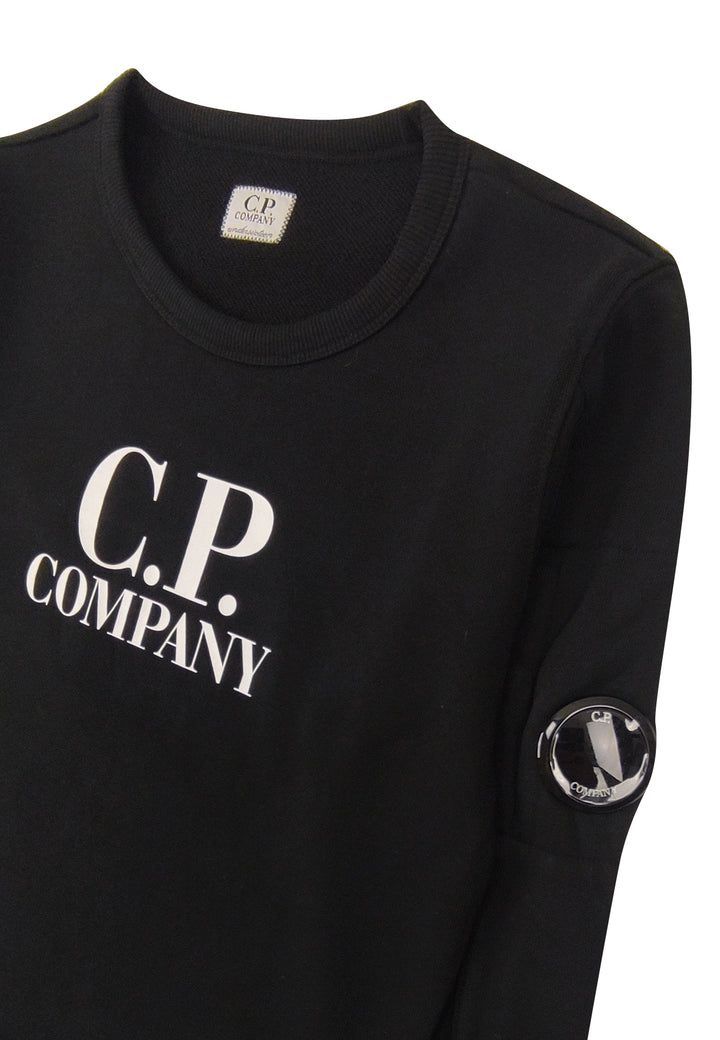 C.P. Company felpa nera bambino in cotone