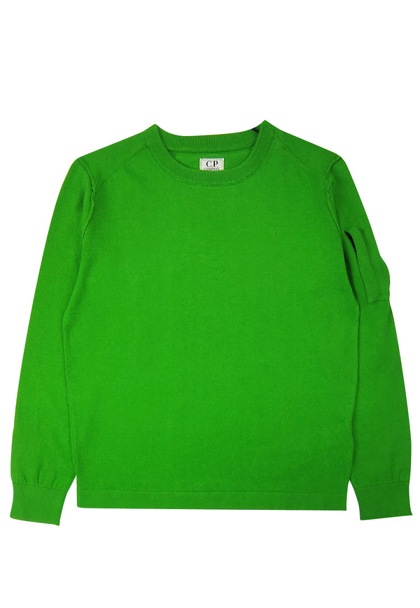 C.P. Company maglia verde bambino in cotone