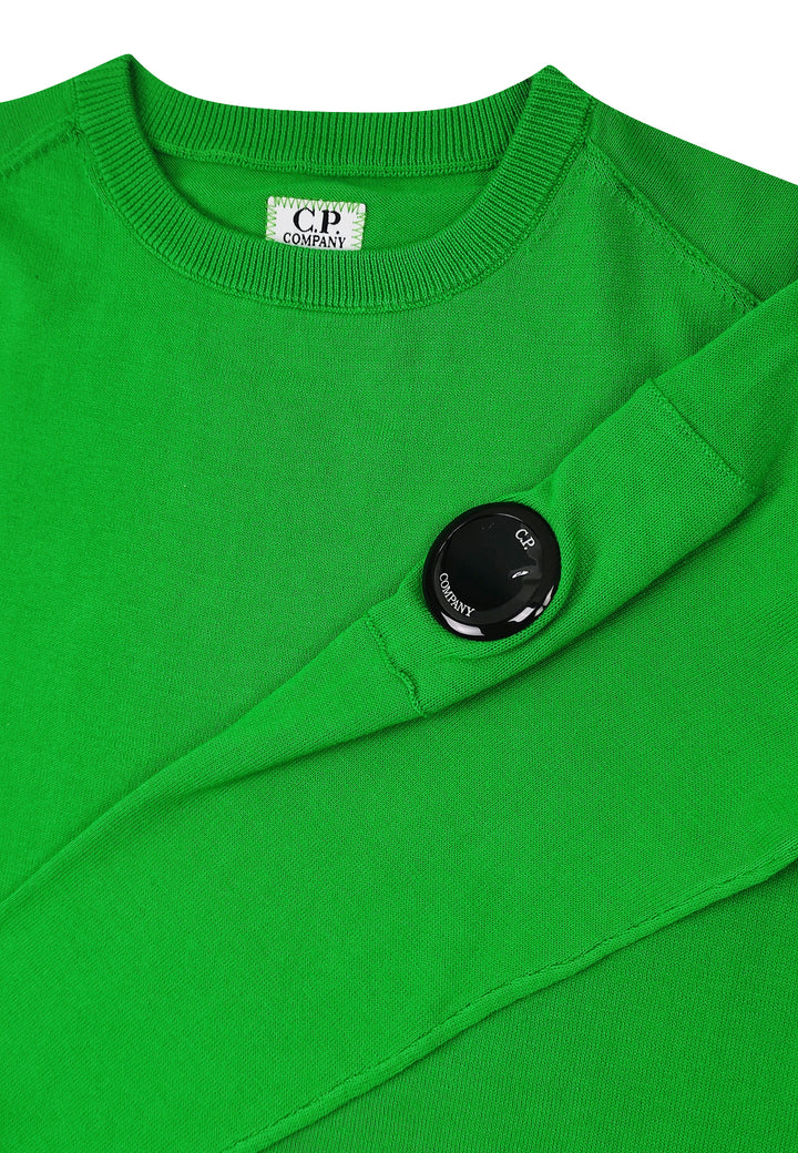 C.P. Company maglia verde bambino in cotone