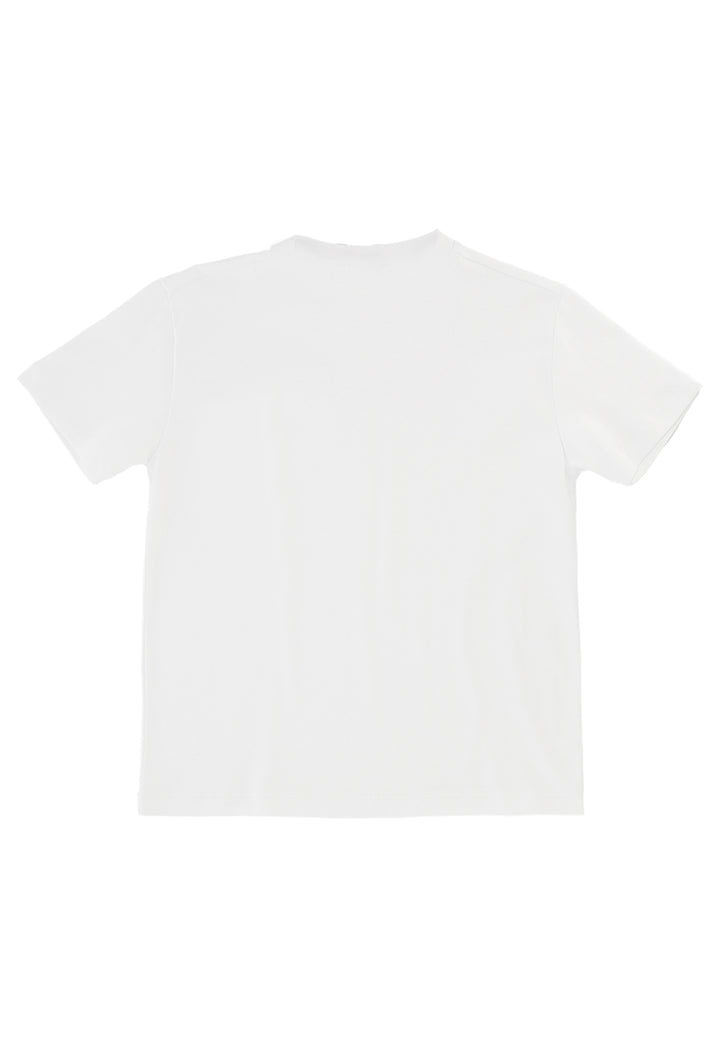 Dondup t-shirt bianca bambino in cotone