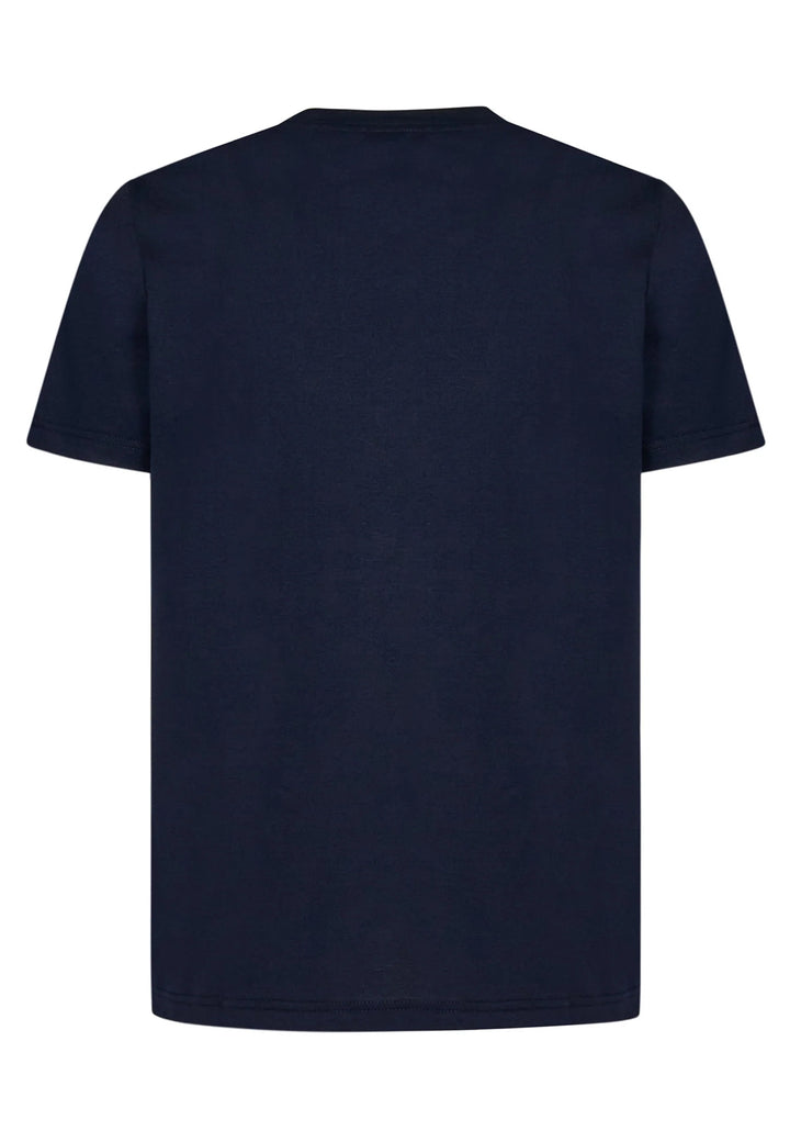 Dondup t-shirt uomo blu in cotone