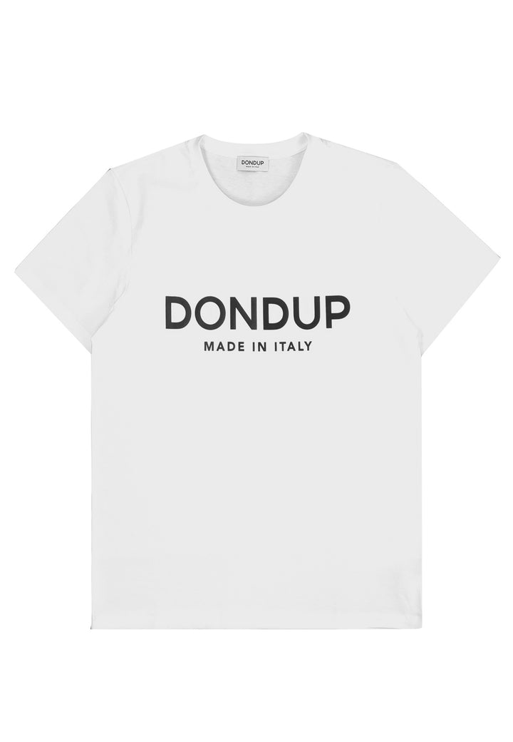 ViaMonte Shop | Dondup t-shirt uomo bianca in cotone