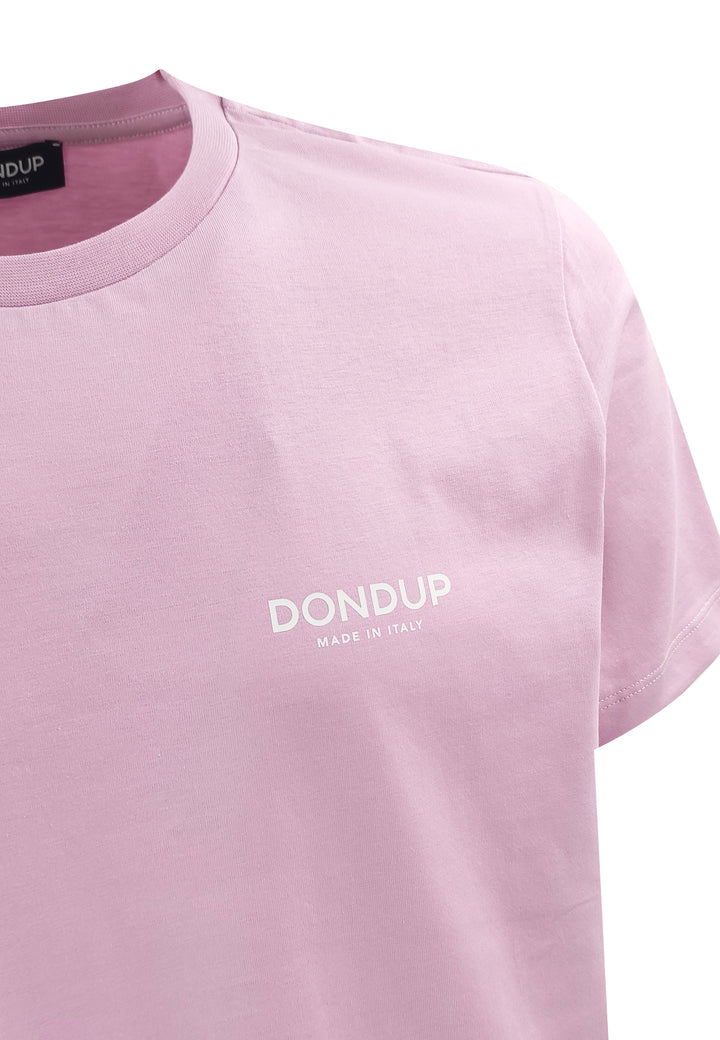 Dondup t-shirt uomo rosa in cotone