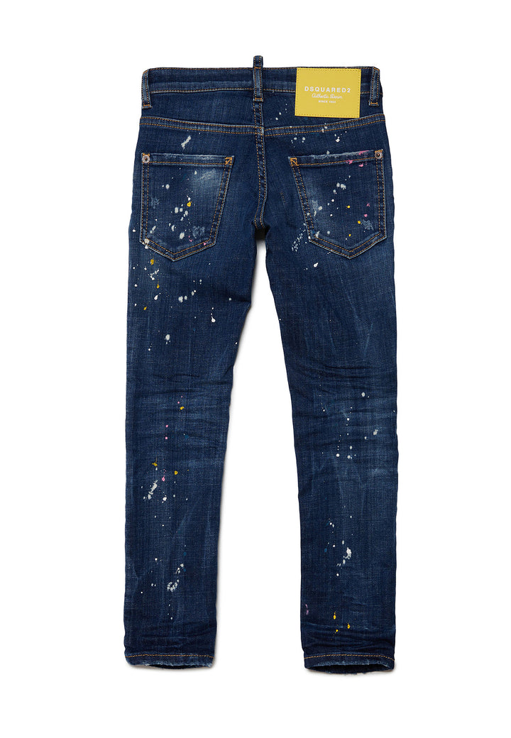 ViaMonte Shop | Dsquared2 jeans blu bambino in denim