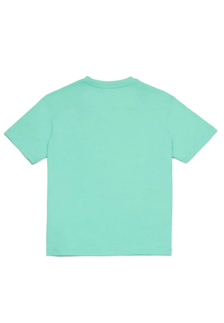 ViaMonte Shop | Dsquared2 t-shirt verde acqua bambino in cotone