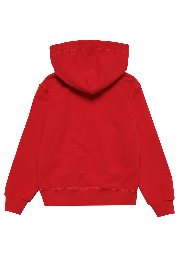ViaMonte Shop | Dsquared2 felpa rossa bambino in cotone