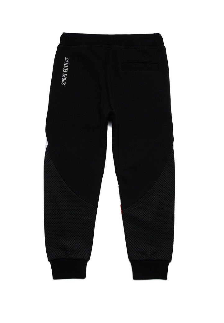 ViaMonte Shop | Dsquared2 pantalone sportivo nero bambino in cotone